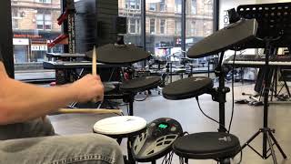 TOURTECH TT12S Portable Electronic Drum Kit  SOUND BITE [upl. by Lusa280]