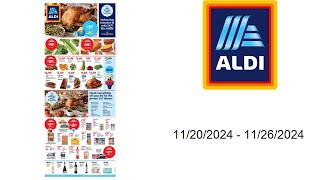 ALDI Weekly Ad US  11202024  11282024 [upl. by Wanonah]