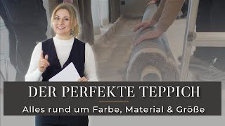 Der ultimative Teppich Guide ✨ Größe Materialien Farbe  Interior Design [upl. by Eiblehs741]