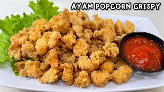 TELALU ENAK AYAM POPCORN INI JADI REBUTAN DIRUMAH [upl. by Boyt]