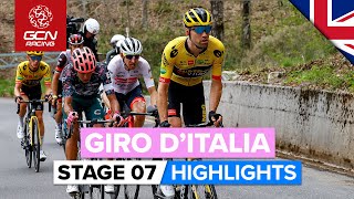 Huge Day Of NonStop Exciting Racing  Giro DItalia 2022 Stage 7 Highlights [upl. by Emmit99]