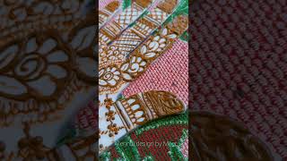 Mehndi design shorts ytshorts youtubeshorts mehndi henna [upl. by Lanod367]