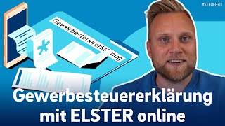 Gewerbesteuererklärung mit ELSTER online  ELSTER online Tutorial zur Steuererklärung 2024 [upl. by Romola]