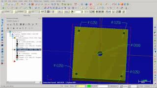 Mastercam como barrenar y machuelear Mastercam Toolpaths Drill [upl. by Yrffoeg]