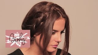 Messy Milkmaid Braid  Binky Felstead [upl. by Santini511]