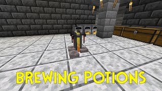 BREWING POTIONS  Minecraft  Episode 13 [upl. by Ivetts892]