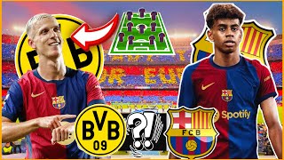 🏆BARÇA vs DORTMUND  DANI OLMO CE MATCH EST POUR TOI  GROS TEST A VENIR  QUEL XI [upl. by Llerej387]