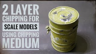 2 Layer Chipping For Scale Models Using Chipping Medium [upl. by Nuahsak]