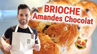 🤩 Brioche Amandes Chocolat 🤩 [upl. by Atsillac]