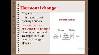 Biochemical Process In Fruit Ripening  Plant Biochemistry [upl. by Ynatsed]