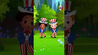 Canción del Día de la Independencia de EEUU Cortos ChuChuTV RimasParaBebes CuatroDeJulio [upl. by Aititel]