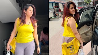 ANASUYA BHARADWAJ CHALA KASTAPADDA TODAY GYM VIDEO  ANASUYA LATEST VIDEO  HI CELEBRITY [upl. by Ayama]