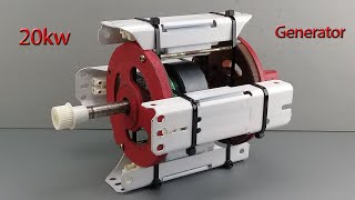 I turn Light Bulb Transformer Tools into 220v 20kw electric Generator [upl. by Helali]