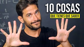 10 COSAS FUNDAMENTALES que tienes que saber sobre Física [upl. by Ammann]