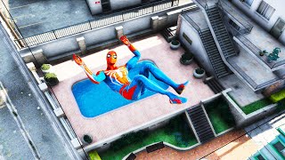 GTA 5 Crazy Ragdolls  Spiderman by GTA Expensive SpiderManFails [upl. by Sewoll]