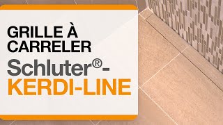 Comment installer la grille à carreler Schluter®KERDILINE [upl. by Ahsinirt]