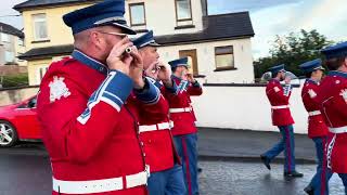 Portadown Defenders  Pride of the Hill Rathfriland Band parade 2024 clip 2 [upl. by Nibroc]