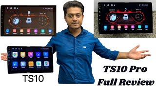 Android Player TS10 Pro Full Review  QLED Display  Apple carplay amp Android Auto [upl. by Jenda]