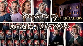 reageren op de verraders 2024 vtm [upl. by Grizel]