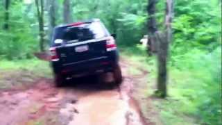 Land Rover LR2 Off Road Obstacle Course [upl. by Latrina]