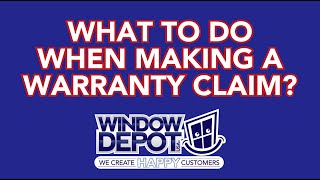 How To Make A Warranty Claim For Your Replacement Windows [upl. by Taft]