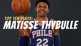 Matisse Thybulle Top 10 Plays [upl. by Heidie]