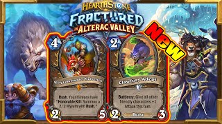 New Taunt Token Druid More Broken Than Before Mulverick Fractured in Alterac Valley  Hearthstone [upl. by Eitnom]