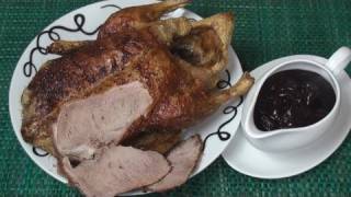 Roast Duck with Cherry Sauce Recipe [upl. by Elder]