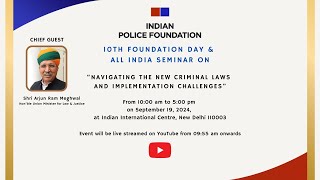 10th IPF Foundation Day Seminar on quotNAVIGATING THE NEW CRIMINAL LAWS AND IMPLEMENTATION CHALLENGESquot [upl. by Fadden209]