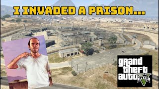 I invaded Bolingbroke penitentiary in GTA5 [upl. by Campbell]