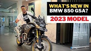 Taking DELIVERY new BMW 850 GSA  New 2023 Model [upl. by Esinrahc]