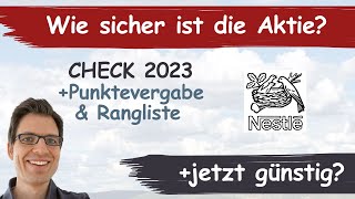 Nestlé Aktienanalyse 2023 Wie sicher ist die Aktie günstig bewertet [upl. by Yrro]