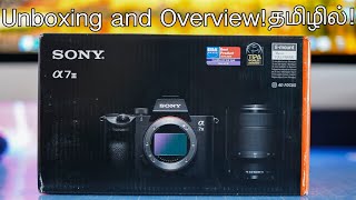 Sony A7iii Mirrorless Camera Unboxing and Overview in Tamil [upl. by Raffin]