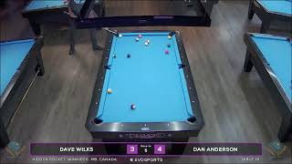 DAVE WILKS vs DAN ANDERSON  HIDDEN POCKET  TABLE 10  EvoSports [upl. by Starr]