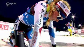 Biatlon SP 201920 Česko Sprint žen – Celý závod  Markéta Davidová dojela TŘETÍ [upl. by Halette896]