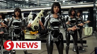 Humanoid robots come to life in Chinese factory [upl. by Dafodil]