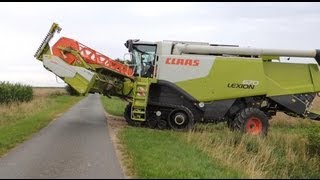 Rapsernte 2012 mit Claas Lexion 670 Terra Trac HD [upl. by Giule606]