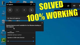 Gaming Features Arent Available for the Windows Desktop  2024 FIX [upl. by Glynda944]