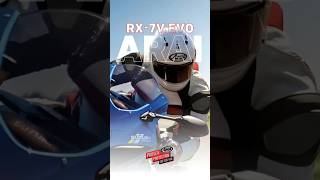 ARAI RX7V EVO quotSetting the standardquot shoei helmet araihelmet rx7v [upl. by Annaoi496]