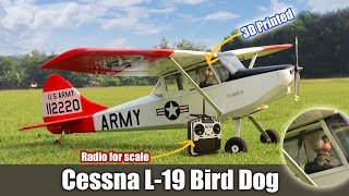 Cessna L19 Bird Dog RC Plane from Foam [upl. by Shuma]