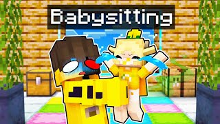 Babysitting DAISY in Minecraft [upl. by Ssac876]