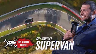 Guys record breaking Nürburgring lap in his Supervan  Guy Martin Proper [upl. by Yztim]