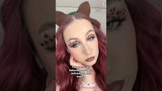 I have been seeing so many animal print makeup looks lately🐆🖤 makeup makeuptutorial grwm [upl. by Geanine923]