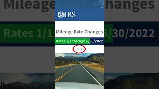 2022 IRS Standard Mileage Rate  Rideshare amp Delivery Taxes  Uber Lyft DoorDash Spark Amazon Flex [upl. by Beatty363]