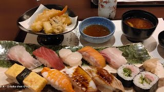 Lunch at Washoku RestaurantTraditional Japanese food和食 [upl. by Esmond]