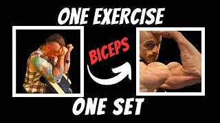 One Set For Growth  BICEPS  Short Of Time exerciseroutine bicepsworkout armworkout [upl. by Thema918]