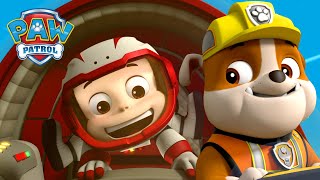 Ultimate Rescue Rubble builds a safe landing for Astronaut Gordy  PAW Patrol Cartoons for Kids [upl. by Chelton]