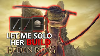 ELDEN RING MAS COM A BUILD DO LET ME SOLO HER NO HIT MALENIA E RADAHN [upl. by Einittirb]