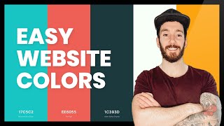 How to choose website color scheme Quick 3 step process for attractive website colors [upl. by Hanad]