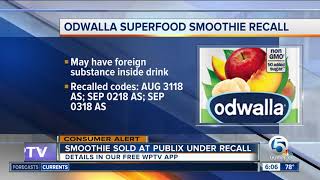 Odwalla Superfood drink sold at Publix recalled [upl. by Aibos]